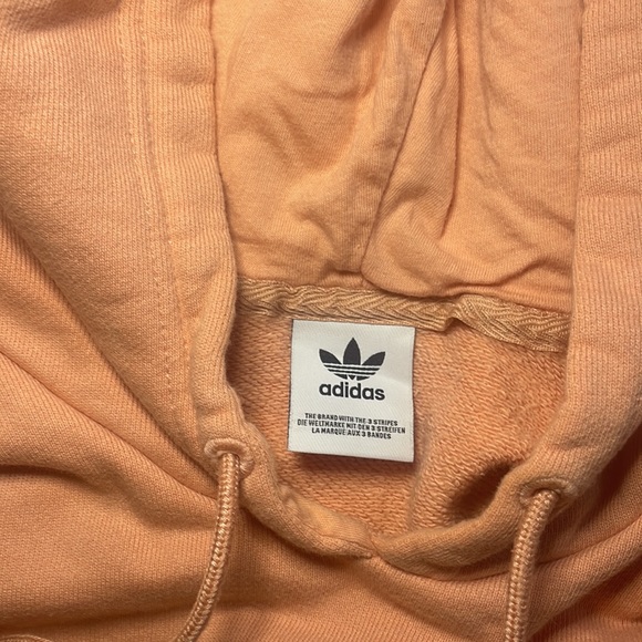 Women’s pink Adidas hooded sweatshirt. - Picture 3 of 4